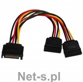 Akyga Kabel adapter AK-CA-31 SATA M 2x SATA F 0,15m