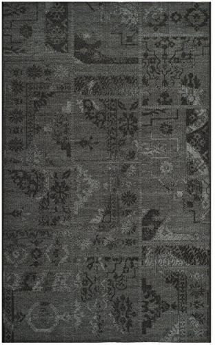 Safavieh pal121  56 °C6 salam overdye inspirowane dywan, polipropylen, czarny/szary PAL121-56C6-4