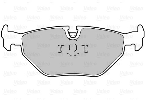 VALEO Klocki hamulcowe - komplet 598259