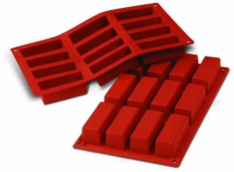 Silikomart forma silikonowa Mini, do ciasta prostokątne terakota 20.026.00.0060
