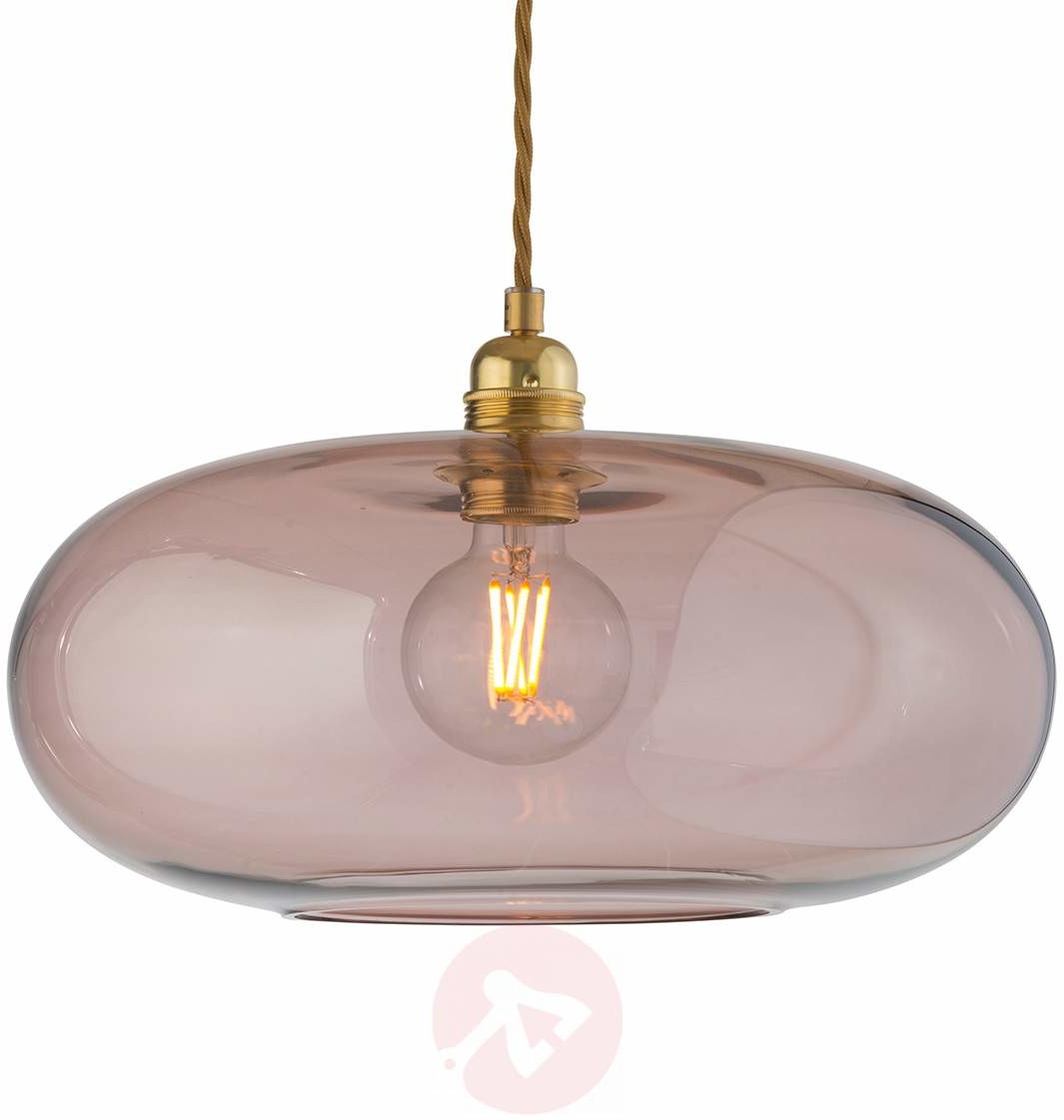 EBB & FLOW EBB & FLOW Horizon lampa wisząca róż-brąz  36 cm