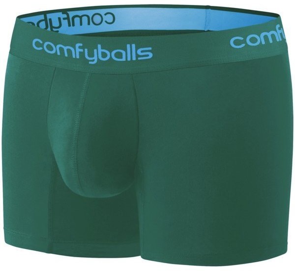 ComfyBalls COMFYBALLS Bokserki LONG COTTON zielono-błękitne