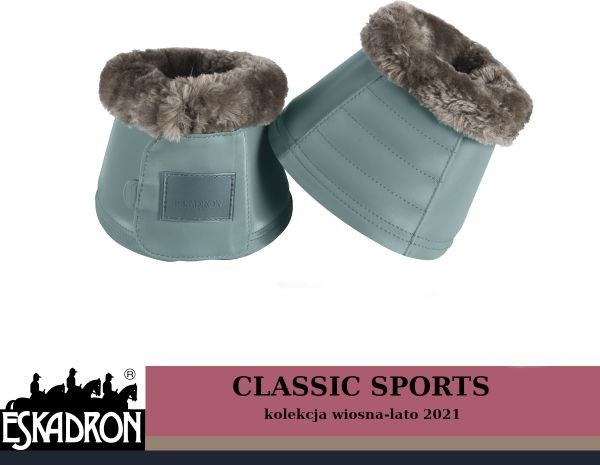 Eskadron Kaloszki SOFTSLATE FAUXFUR - CLASSIC SPORTS wiosna-lato 2021 - balsamgreen
