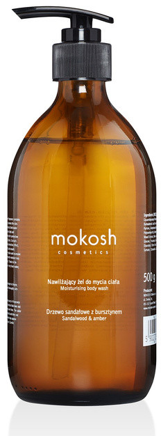 mokosh cosmetics MOKOSH Drzewo sandałowe i bursztyn Nawilżający żel do mycia ciała 500g