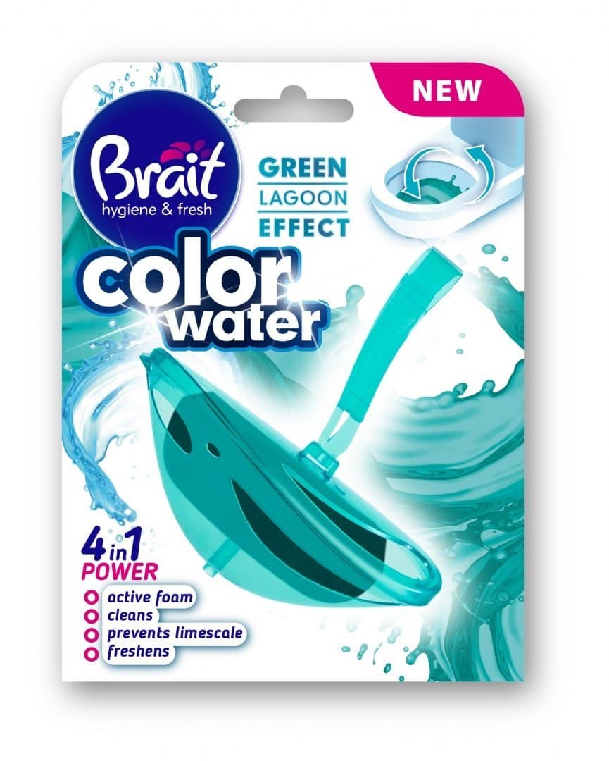 Brait DRAM Kostka do wc 1-faz 40g Color Green DRAMERS