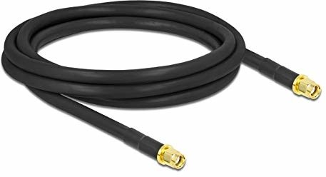 Delock Kabel antenowy RP-SMA wtyczka do RP-SMA LMR/CFD300 2 m low loss 90454