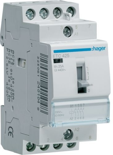 Hager Stycznik taryfowy ETC425 25A 230V 4Z ETC425