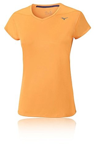 Mizuno damskie Core Tee Koszulka T-Shirt, pomarańczowa, XS J2GA4214T53