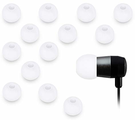 Xcessor xcessor 7 para (komplet z 14 sztuki) silikonowe wkładki douszne Zatyczki do uszu zapewnia in-ear ohrhoere  parent, mały, biały CG35044