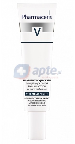 Pharmaceris V Viti Melo Night repigmentacyjny krem zmniejszający obszar plam b