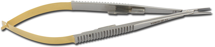 GIMA ZŁOTY CASTROVIEJO DO IGIEŁ  - 14 cm Narzędzia medyczne proste i gładka końcówka GMA26550