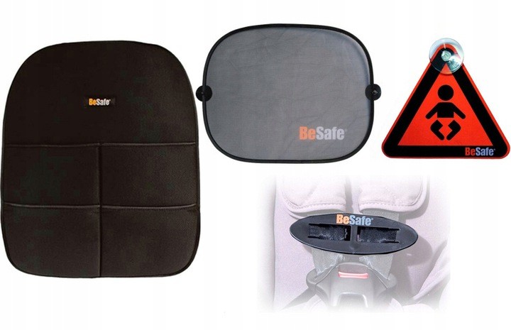 BeSafe 4W1 Mata Ochronna + Osłonka + Łącznik Pasów