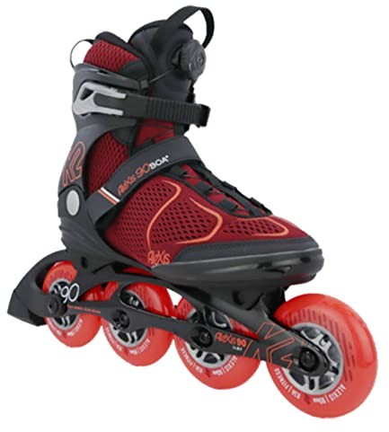 K2 Skate Alexis 90 BOA damskie łyżworolki Burgandy pomarańczowe 30G0817 30G0817