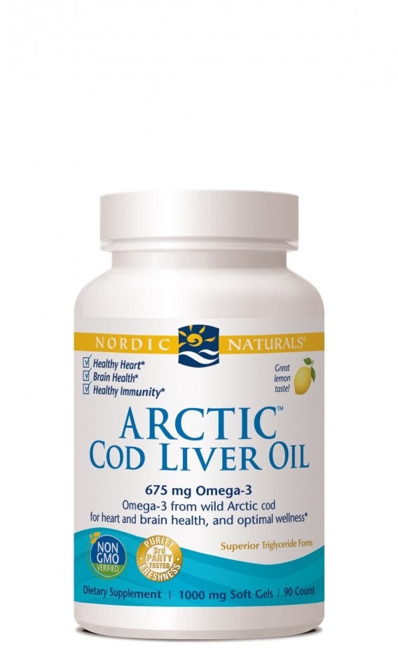 Nordic Naturals Nordic ARCTIC Cod Liver Oil 90 Kaps. NN785