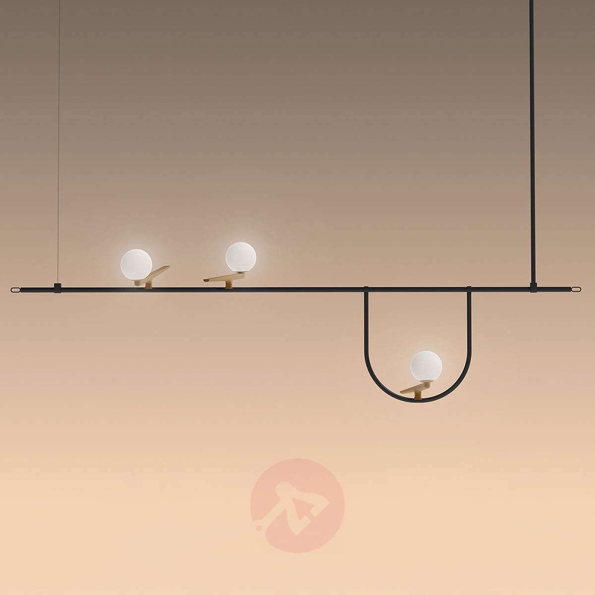 Artemide Yanzi lampa wisząca LED push dim