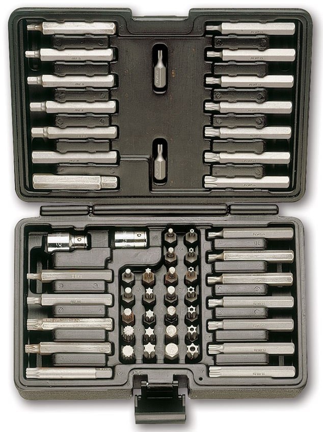 Beta ZESTAW 52 KOŃC.WKRĘTAK.10MM+ AKCESORIA 867/C52