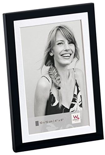 Walther wzornictwo Classico aluminiowa-portraitr rama portretowa, aluminium, czarna, 15.5 x 1 x 20.5 cm RE015B
