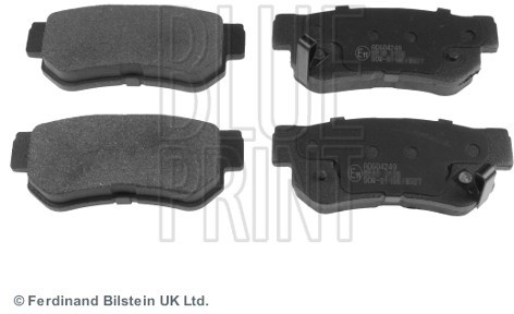 BLUE PRINT Zestaw klocków hamulcowych, hamulce tarczowe ADG04249