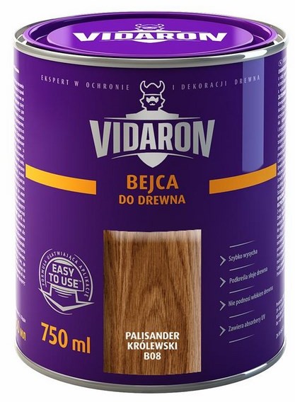 Vidaron Bejca do drewna palisander kr$341lewski 0 75 l
