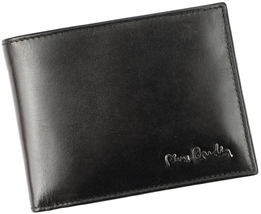 Pierre Cardin Elegancki męski portfel z licowej skóry