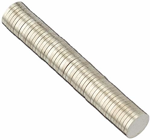 first4magnets Magnes neodymowy Expert 4 mm średnicy x 0,5 mm grubości N42 magnes neodymowy - 0,09 kg pociągnięcie (50 szt.) F294-50