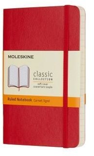 Moleskine Notes Classic 9x14 linia - czerwony MOLESKINE
