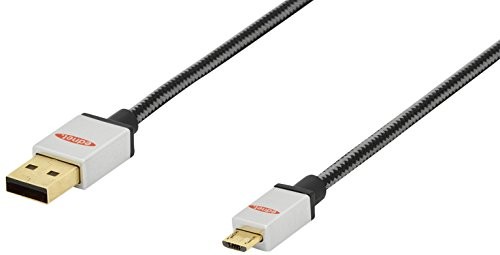 Ednet Kabel USB 2.0 Typ A - Micro B St/St 1,8 m High Speed wtyk dwustronny 84152