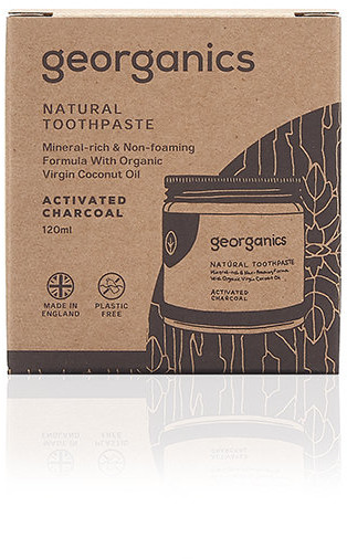 Georganics Georganics, mineralna pasta do zębów w słoiku Activated Charcoal, 60 ml