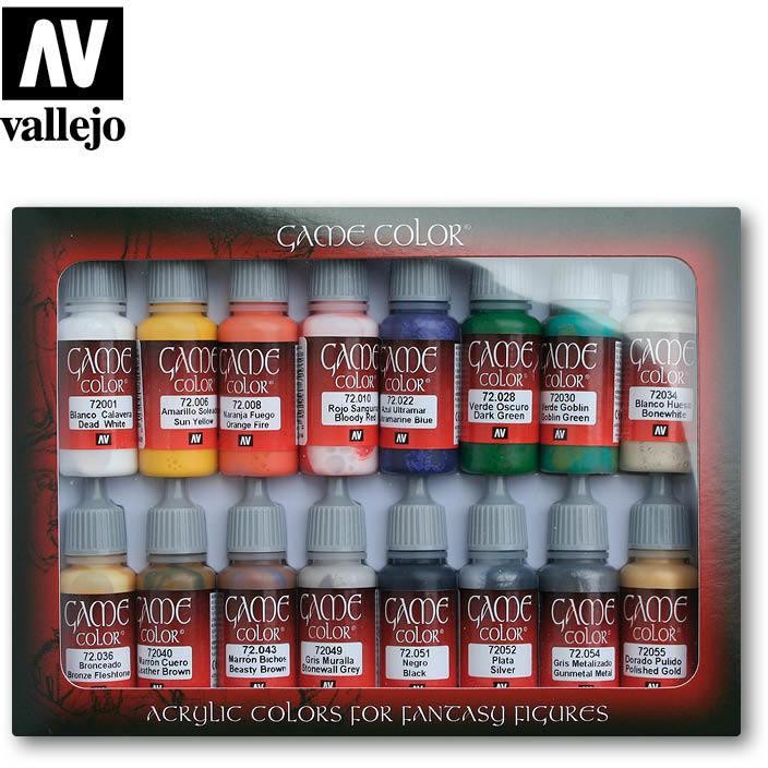 Vallejo Game Color Zestaw 16 farb - Introduction Vallejo 72299