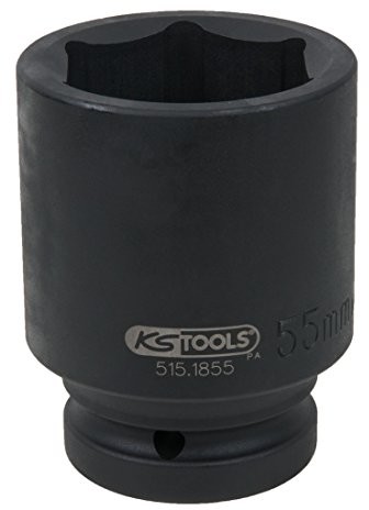 KS Tools 515.1855 1 cala Sześciokątny klucz nasadowy, długie, siły 55 MM