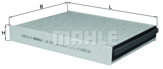 Mahle FILTR PYŁKOWY KABINOWY WĘGLOWY KNECHT LAK 875 VOLVO V40 12