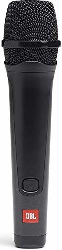 JBL JBL PBM100  przewodowy dynamiczny mikrofon wokalny z kablem adaptera wtykowego 6,3 do 3,5 mm i kardioidalny wzór polaru, czarny JBLPBM100BLK
