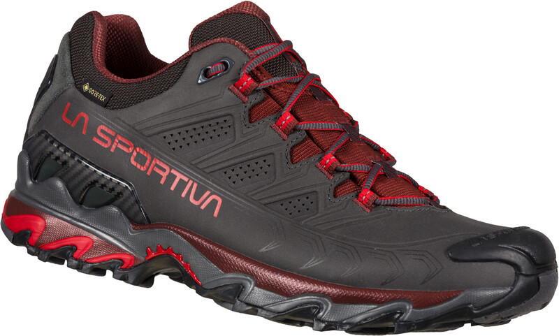 La Sportiva Ultra Raptor II Leather GTX Shoes Men, szary/czerwony EU 44 2021 Buty turystyczne 34F900316-44