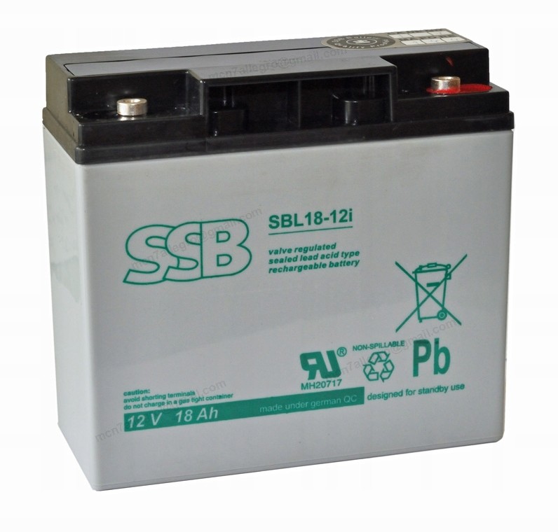SSB Akumulator Sbl 18-12i Agm 18Ah 12V 10-12 lat