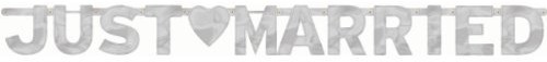 Amscan International Banner Just Married, dużym 122594