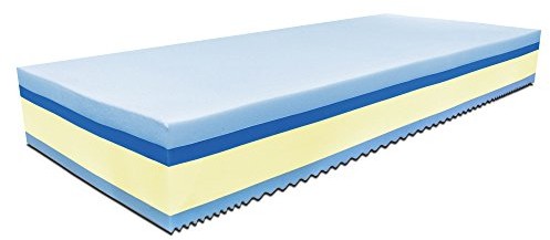 Baldiflex baldiflex z pianki memory foam Plus Top, 7 strefy zróżnicowanych, zdejmowane pokrycie,  poduszka łącznie z, wysokość 25 cm PLUSTOP120X190A