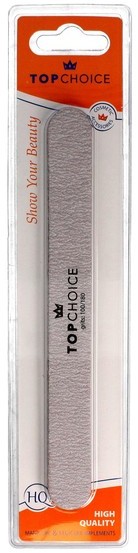 Top Choice Pilnik do paznokci 2-funkcyjny 100/180 prosty 18cm
