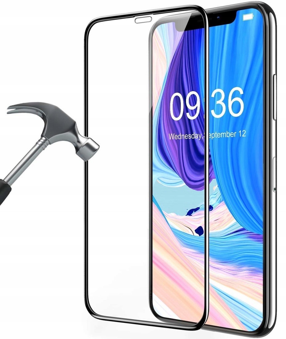 Szkło Hartowane 5D 9H Full Glue Do Iphone Xr