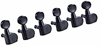 Ortega Guitars ORTEGA zestaw do gitary elektrycznej, 6 w linii, błyszczący czarny (OTMEG6L-GB) OTMEG6L-GB