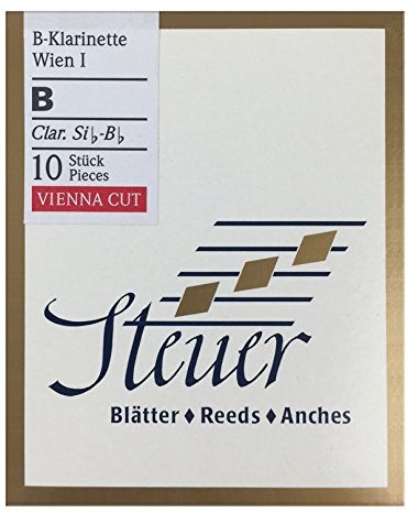 Steuer Steuer Reeds BB-Clarinet Solo biała linia, cięcie Wiener, 10 szt, rozmiar B 738021