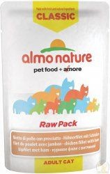 Almo Nature Raw Pack filet z piersi z kurczaka i tuńczyka 55g
