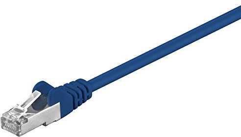 Goobay siatka kabel sieciowy (2 X RJ45, Cat5e SFTP 5 m) Niebieski 4040849680571