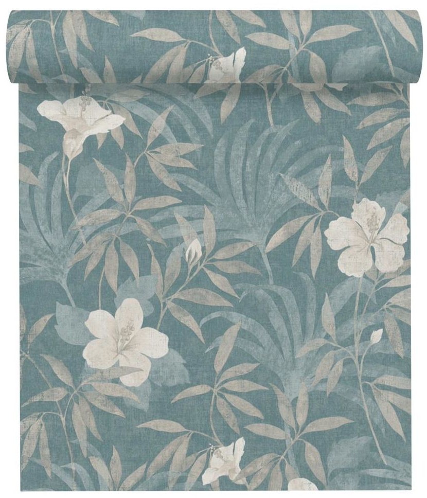 A.S. Creation Tapeta Cuba 380285 niebieska winylowa na flizelinie
