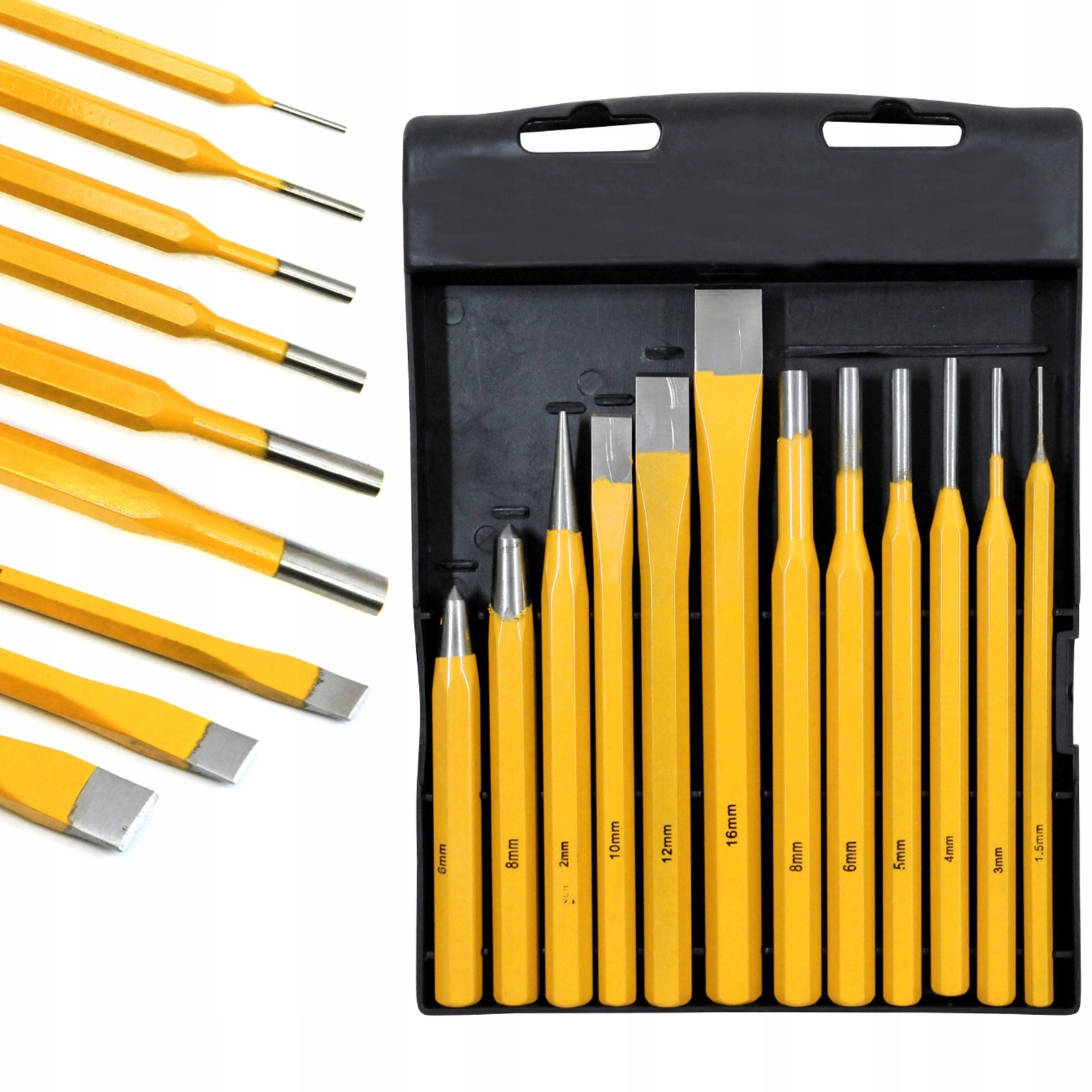 Zestaw Wybijaków Wybijaki Przecinaki Punktaki 12el