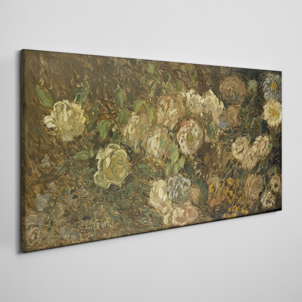 PL Coloray Obraz Canvas Abstrakcja Kwiaty Monet 120x60cm