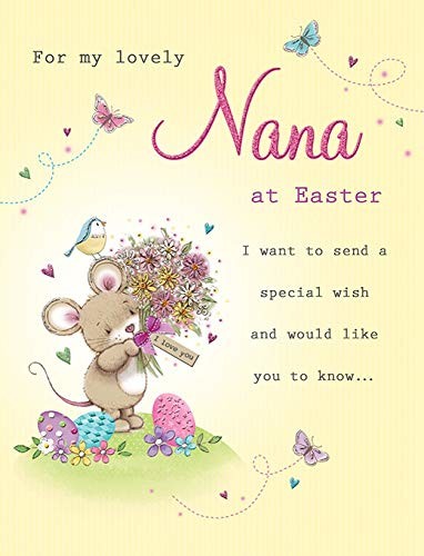 Piccadilly Greetings Tradycyjna kartka wielkanocna Nana - 20 x 15 cm - Piccadilly Greetings A52073