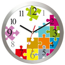 Atrix Zegar aluminiowy Puzzle AL02PE2