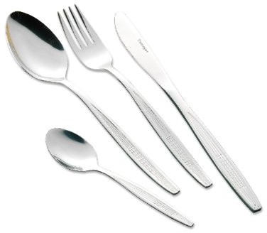 Esmeyer 127  207 24-częściowy zestaw sztućców Yvonne ze stali nierdzewnej 18/0 polerowana, 127-207