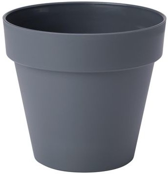 Form-Plastic Doniczka plastikowa 25 cm antracytowa IBIZA