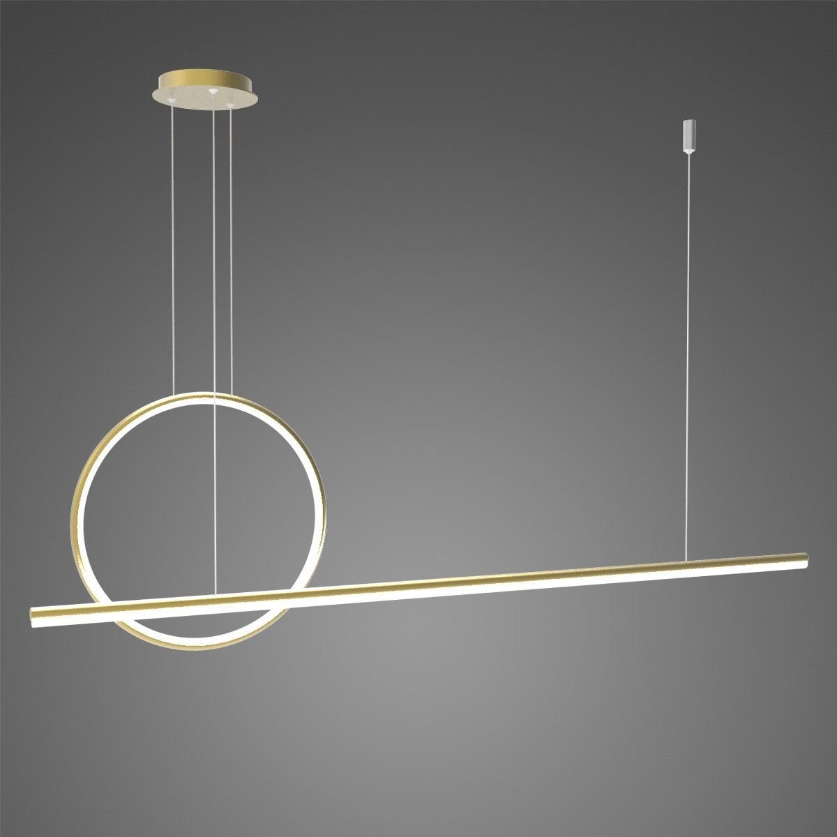 Altavola Design Lampa sufitowa Nowoczesna lampa sufitowa LED nad ladę Altavola Linea No.2 LA087/PX_4k_gold_dimm LA087/PX_40_4k_gold_dimm